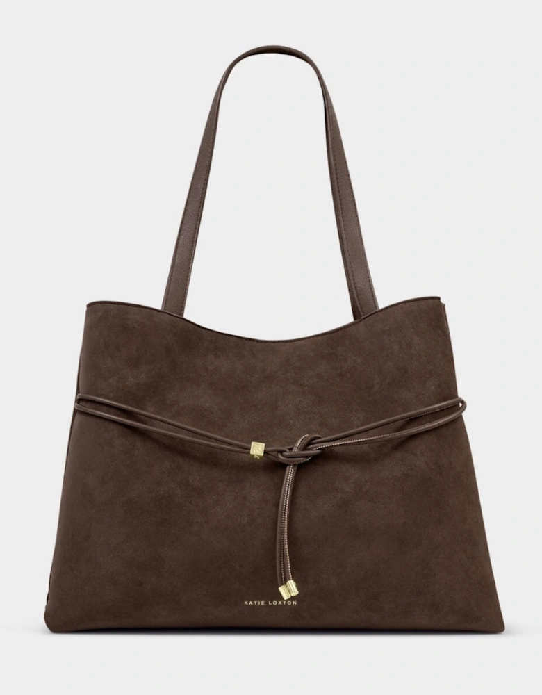 Lori suedette tote bag