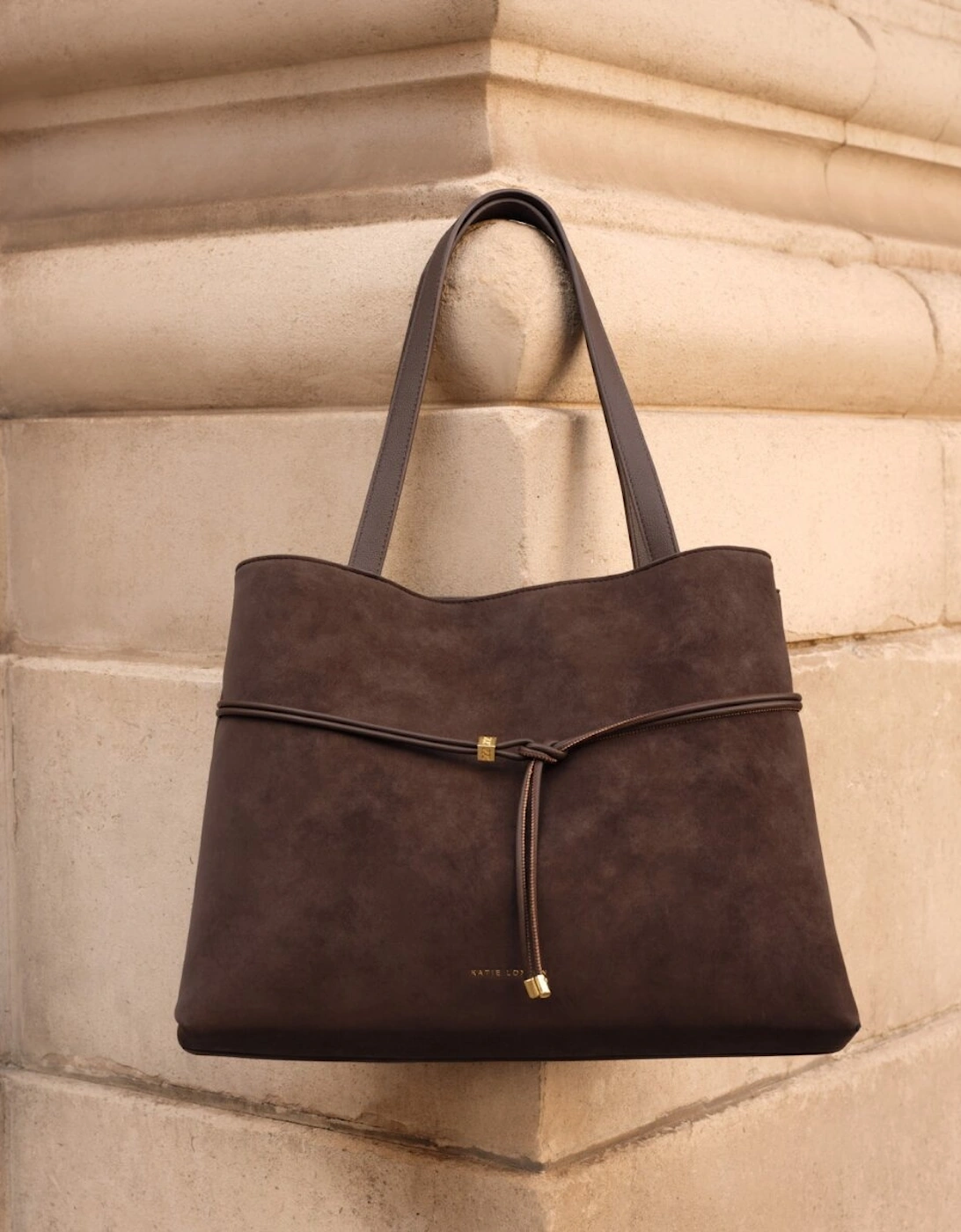 Lori suedette tote bag