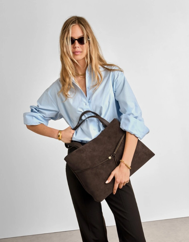 Lori suedette tote bag