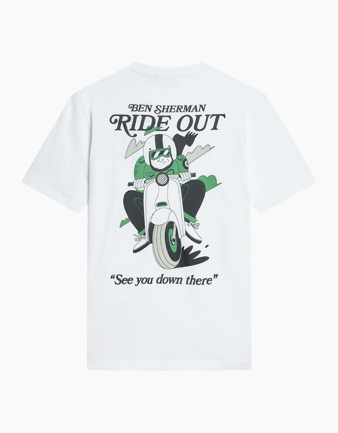 Ben Sherman Mens Ride Out Short Sleeve T-Shirt