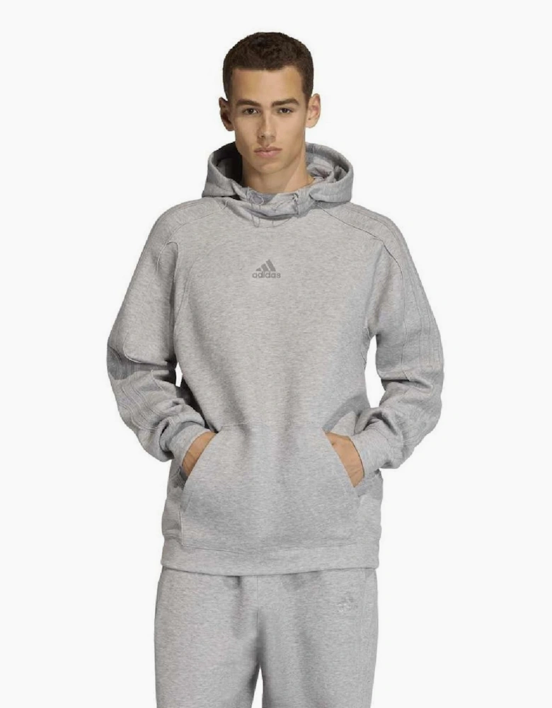 Kangaroo Pocket Raglan Sleeve Relaxed Fit Hoodie