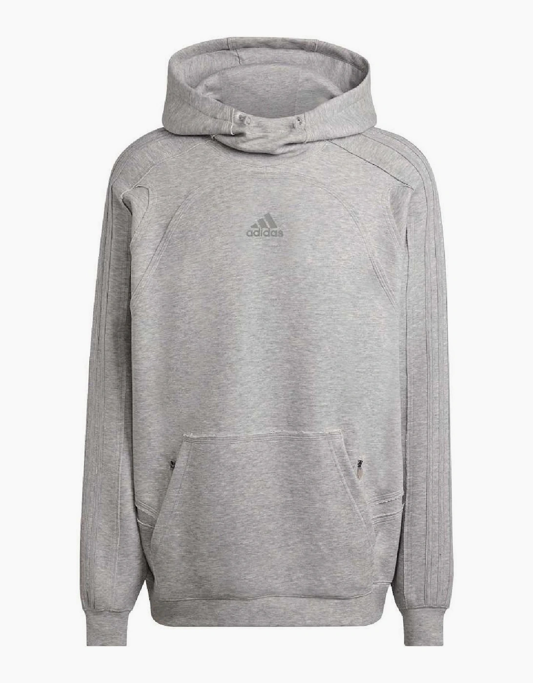 Kangaroo Pocket Raglan Sleeve Relaxed Fit Hoodie