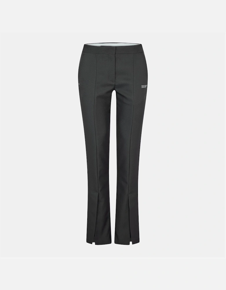 Basic Solid Patterned Slim Pants