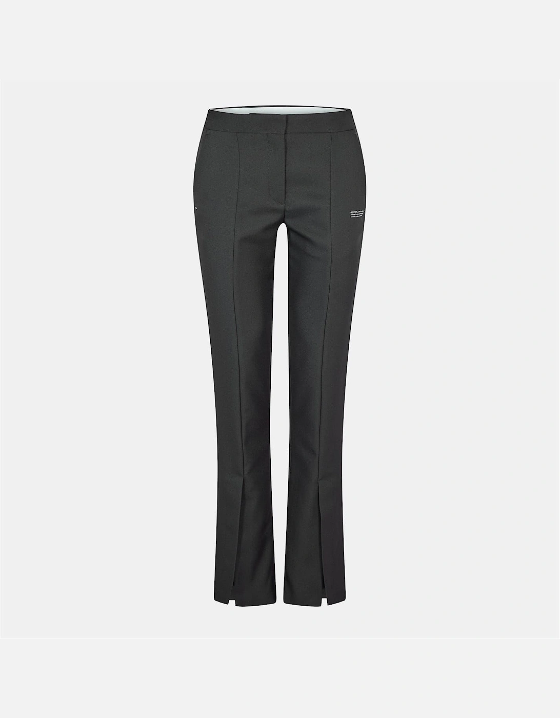 Basic Solid Patterned Slim Pants