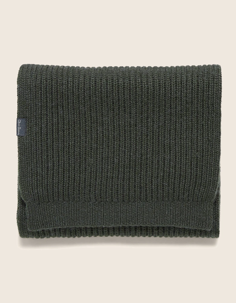 Oliver Sweeney Wool Blend Ribbed Scarf