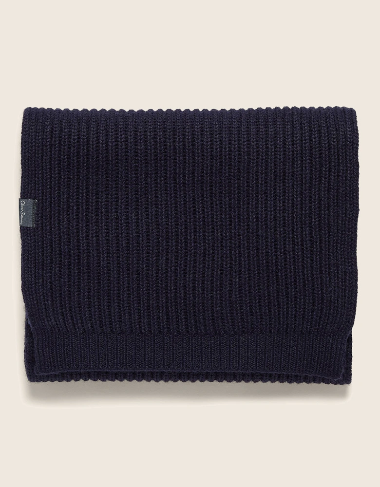 Oliver Sweeney Wool Blend Ribbed Scarf