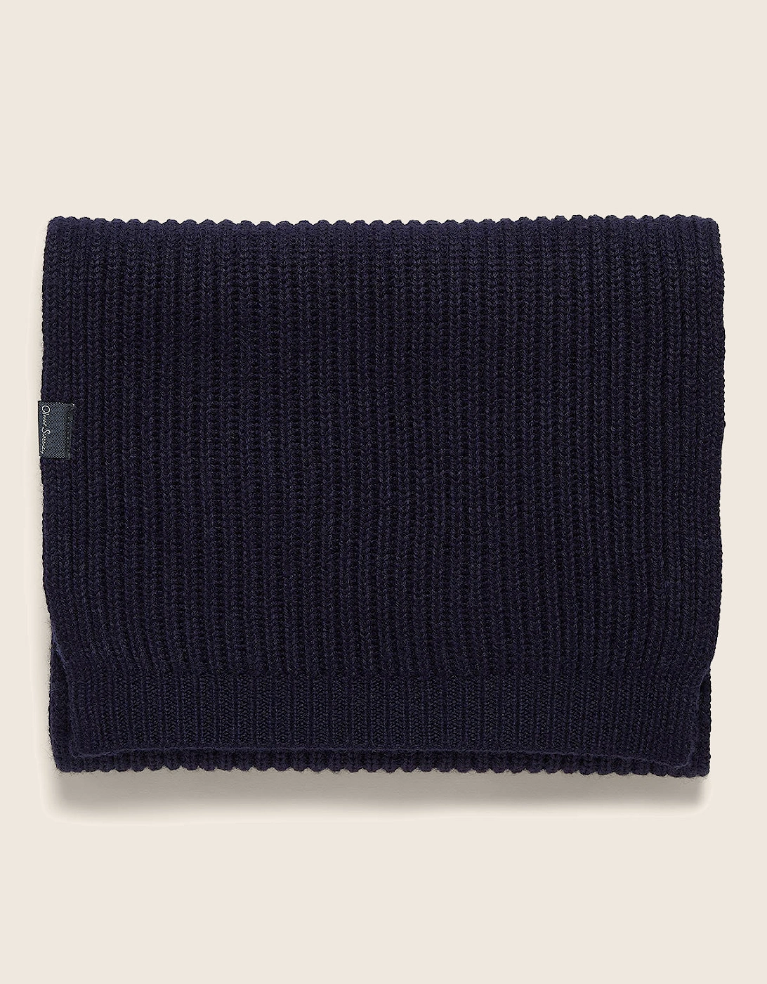 Oliver Sweeney Wool Blend Ribbed Scarf