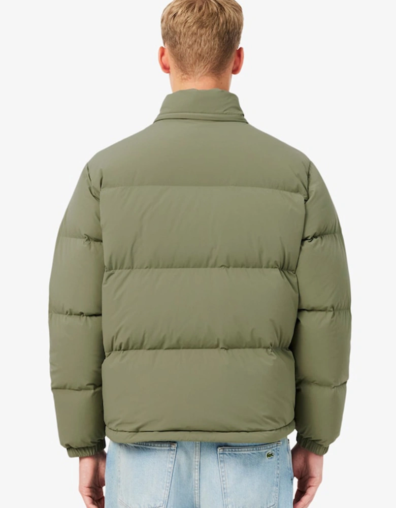 Lacoste Water-Repellent Hooded Down Jacket