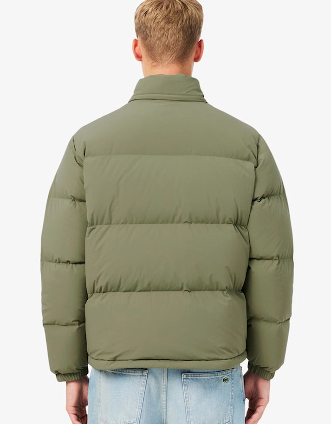 Lacoste Water-Repellent Hooded Down Jacket