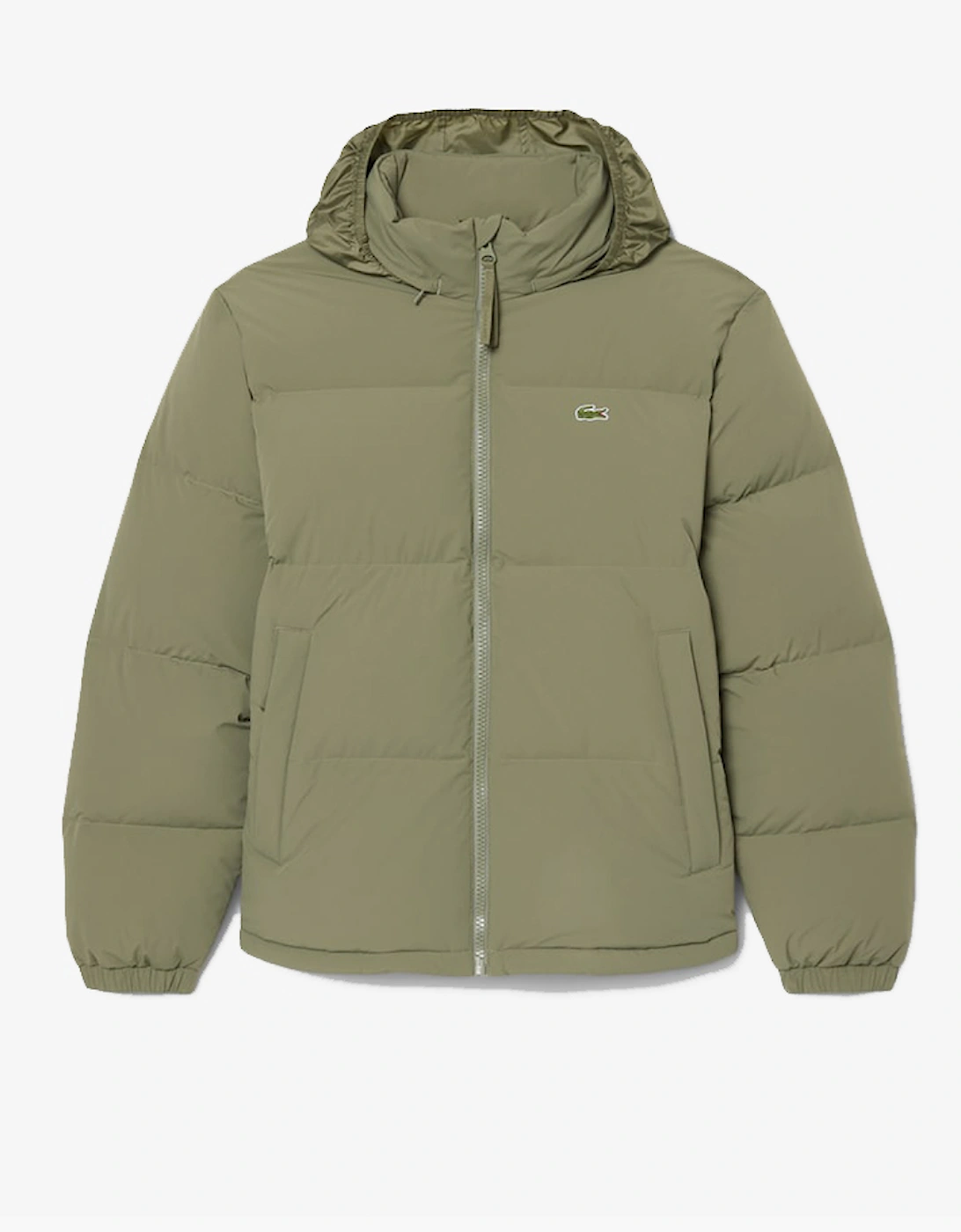 Lacoste Water-Repellent Hooded Down Jacket