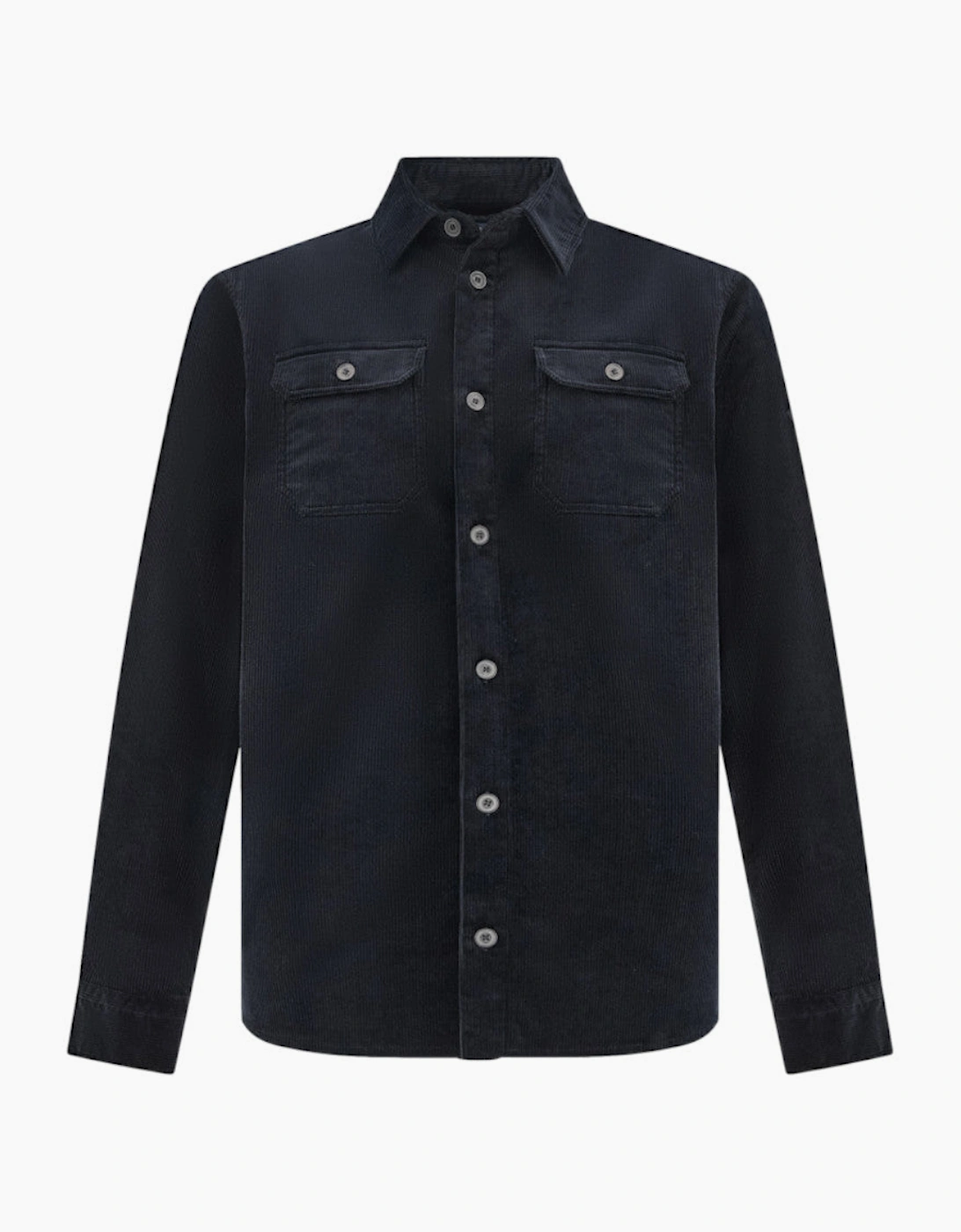 Men's Paul & Shark Corduroy Overshirt 013 Navy - Size: 3XL