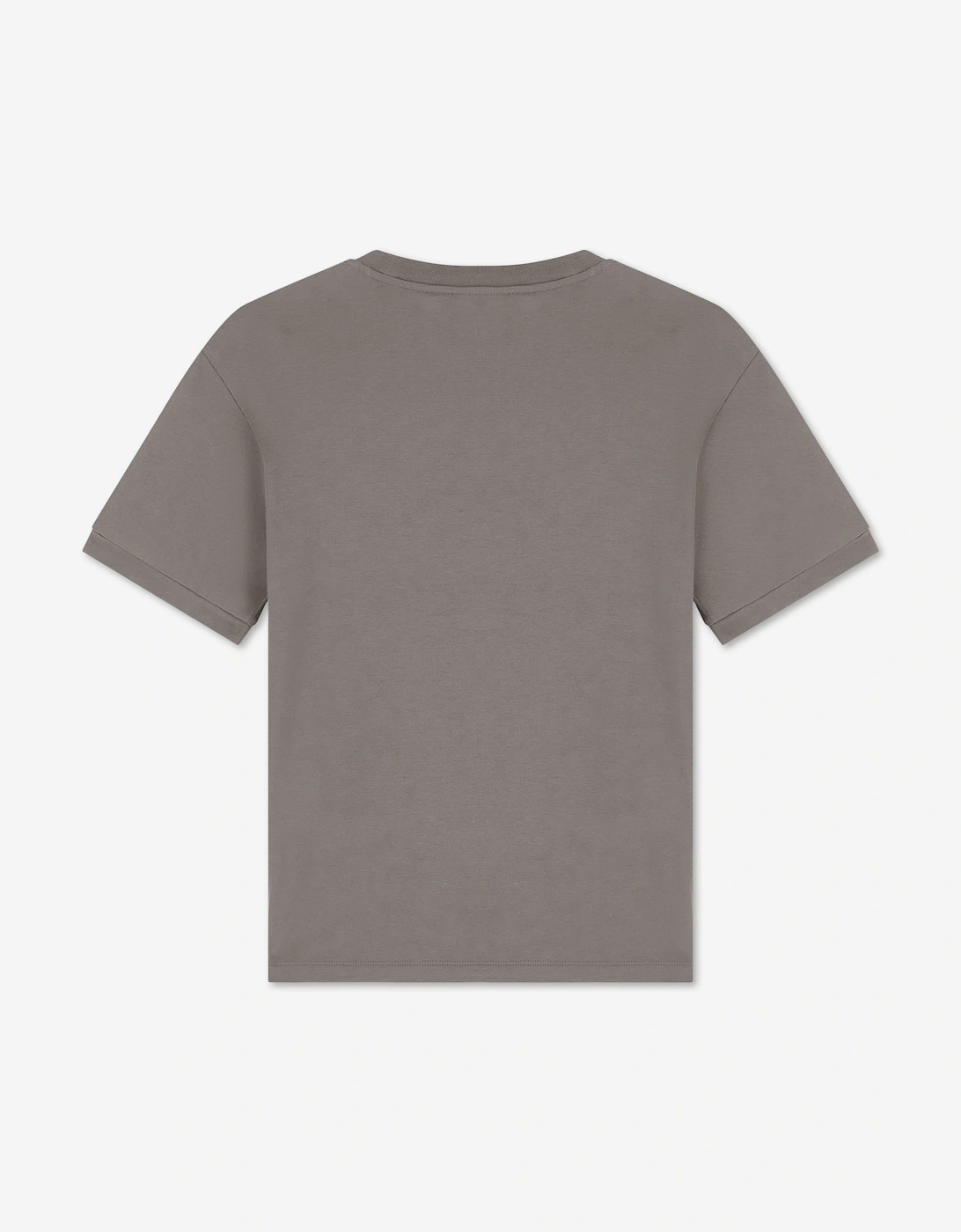 EA7 Emporio Armani Boys Train Logo Tape T-Shirt in Grey