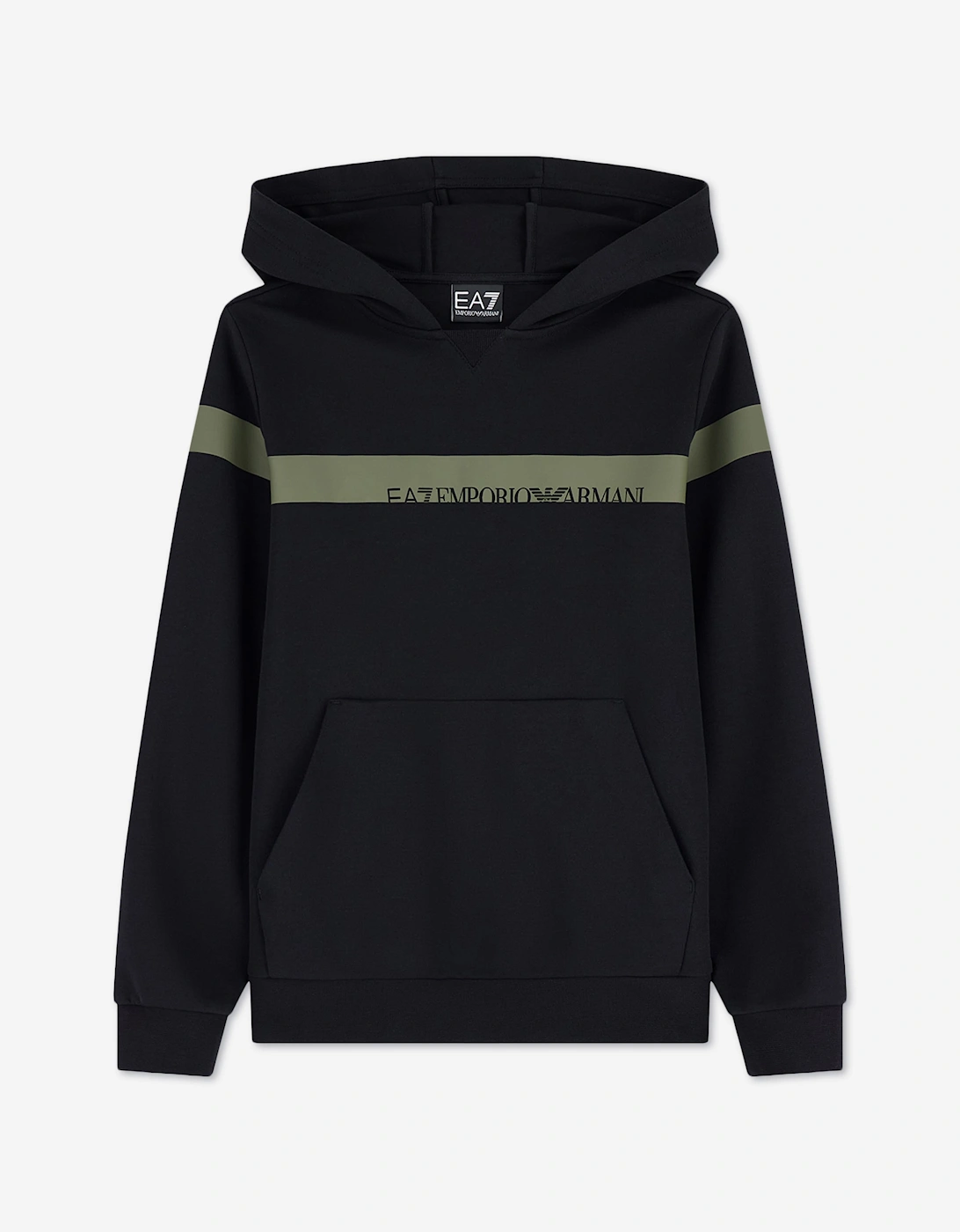 EA7 Emporio Armani Boys Train Extended Logo Tracksuit in Black