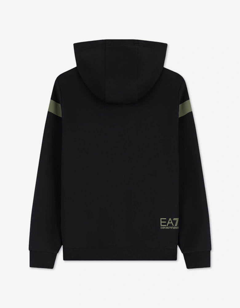 EA7 Emporio Armani Boys Train Extended Logo Tracksuit in Black