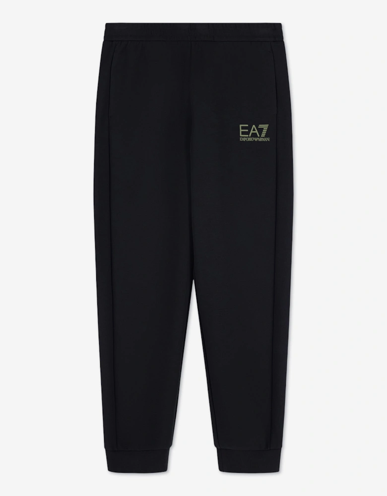 EA7 Emporio Armani Boys Train Extended Logo Tracksuit in Black