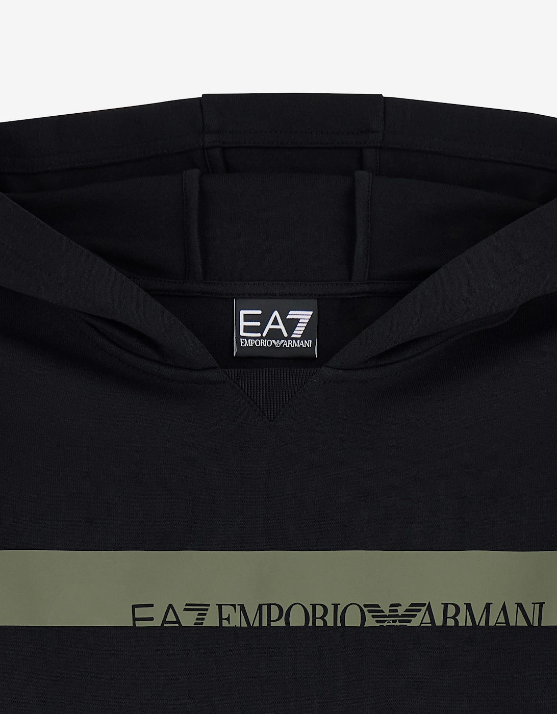 EA7 Emporio Armani Boys Train Extended Logo Tracksuit in Black