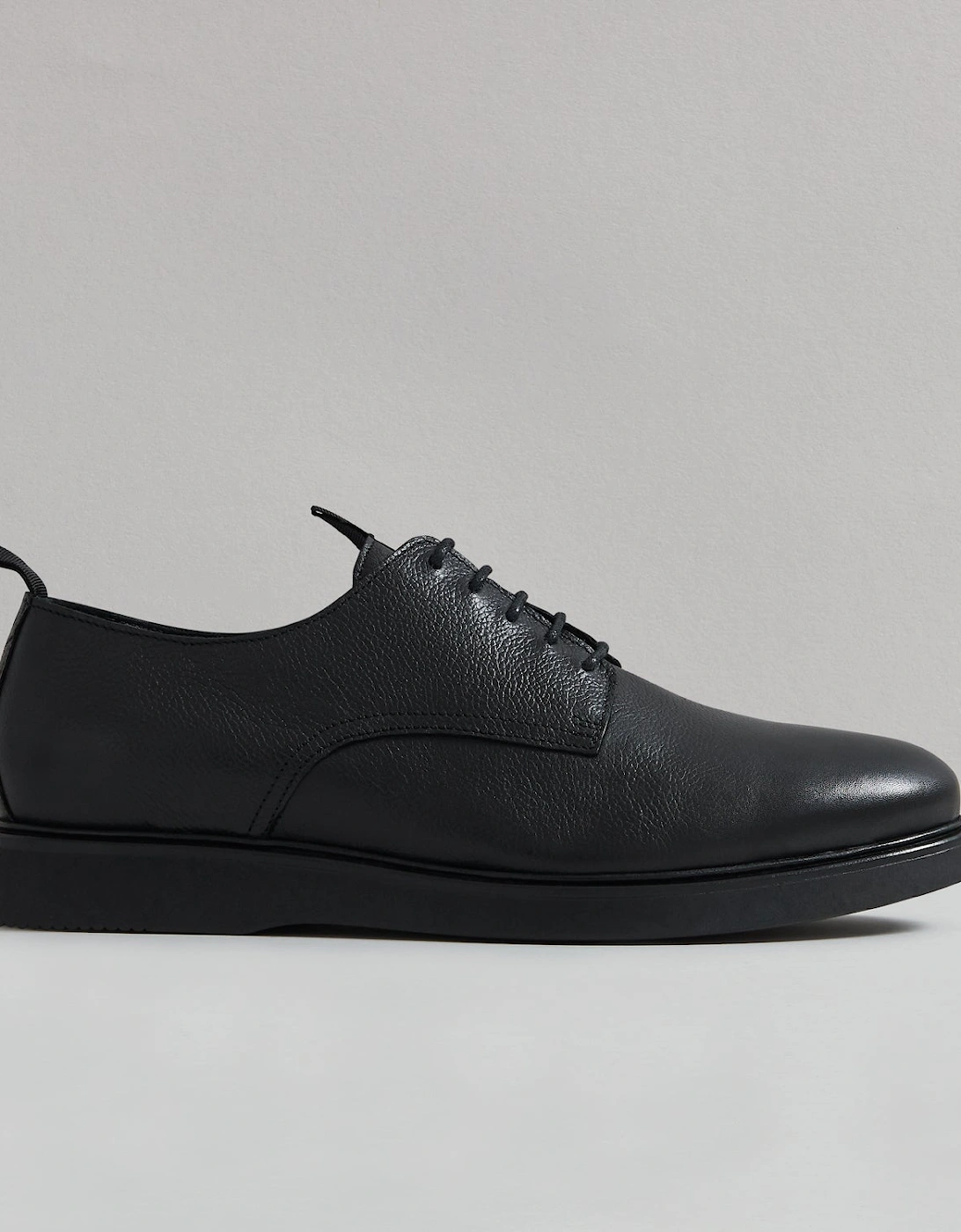 TAYLOR BLACK LEATHER DERBY