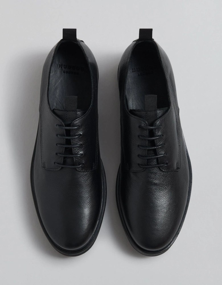 TAYLOR BLACK LEATHER DERBY