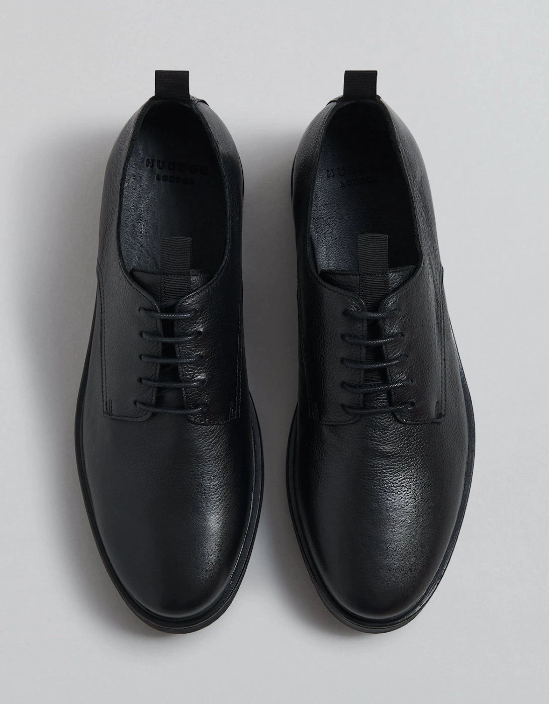 TAYLOR BLACK LEATHER DERBY