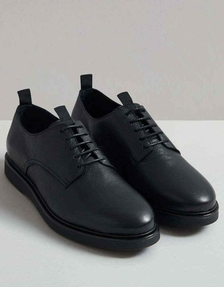 TAYLOR BLACK LEATHER DERBY