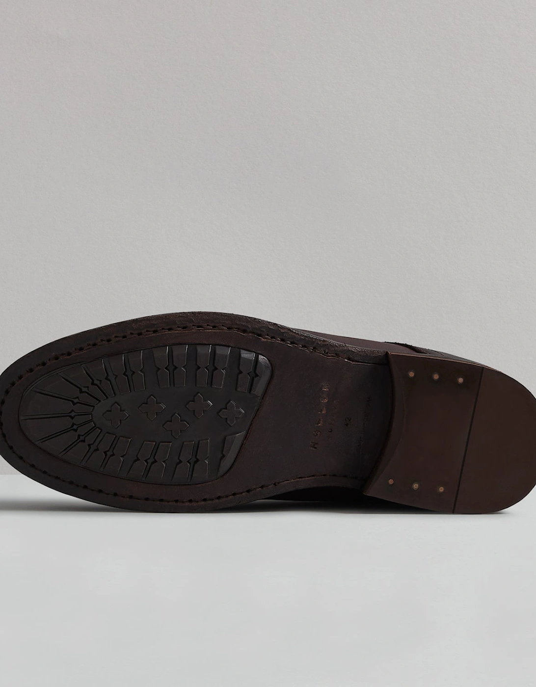 SHERWOOD BROWN DRUM DYE BROGUE BOOT