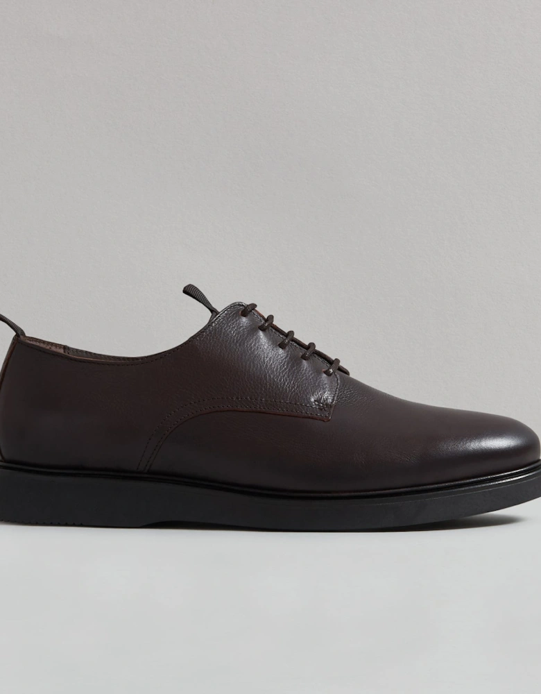 TAYLOR BROWN LEATHER DERBY