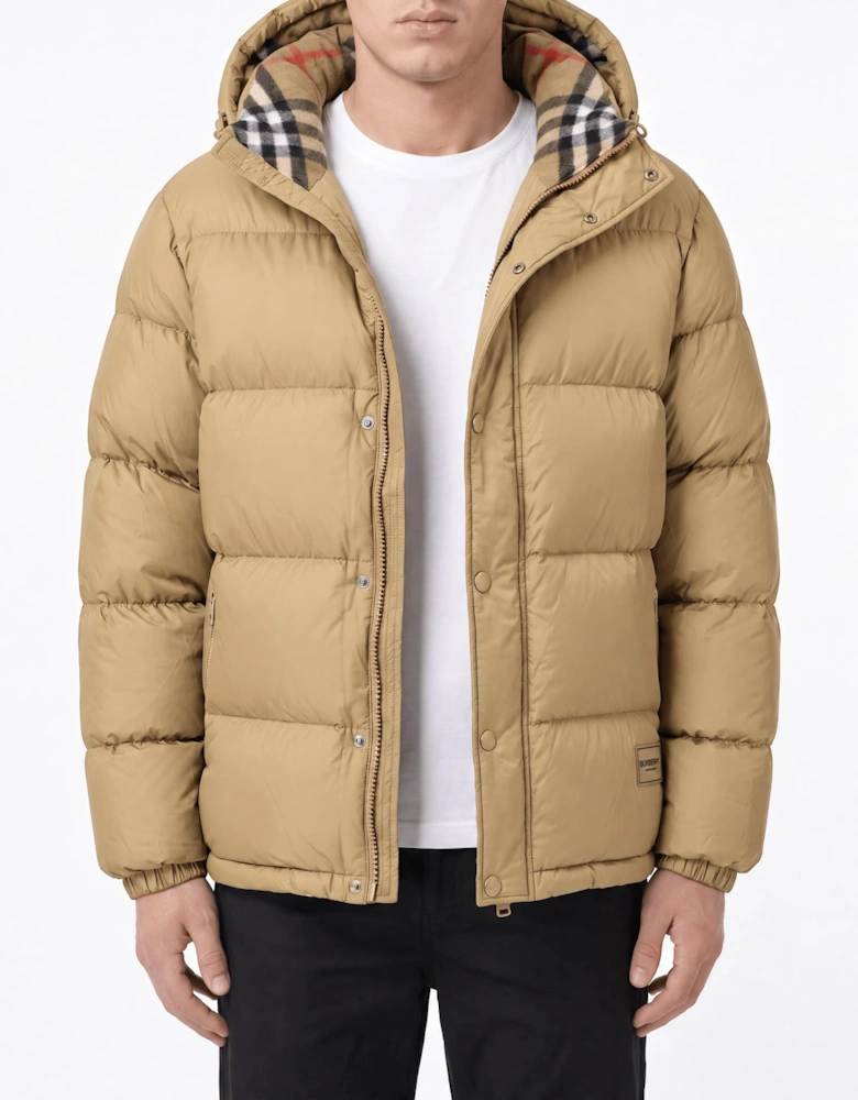 Burberry Halsby Down Puffer Jacket Beige