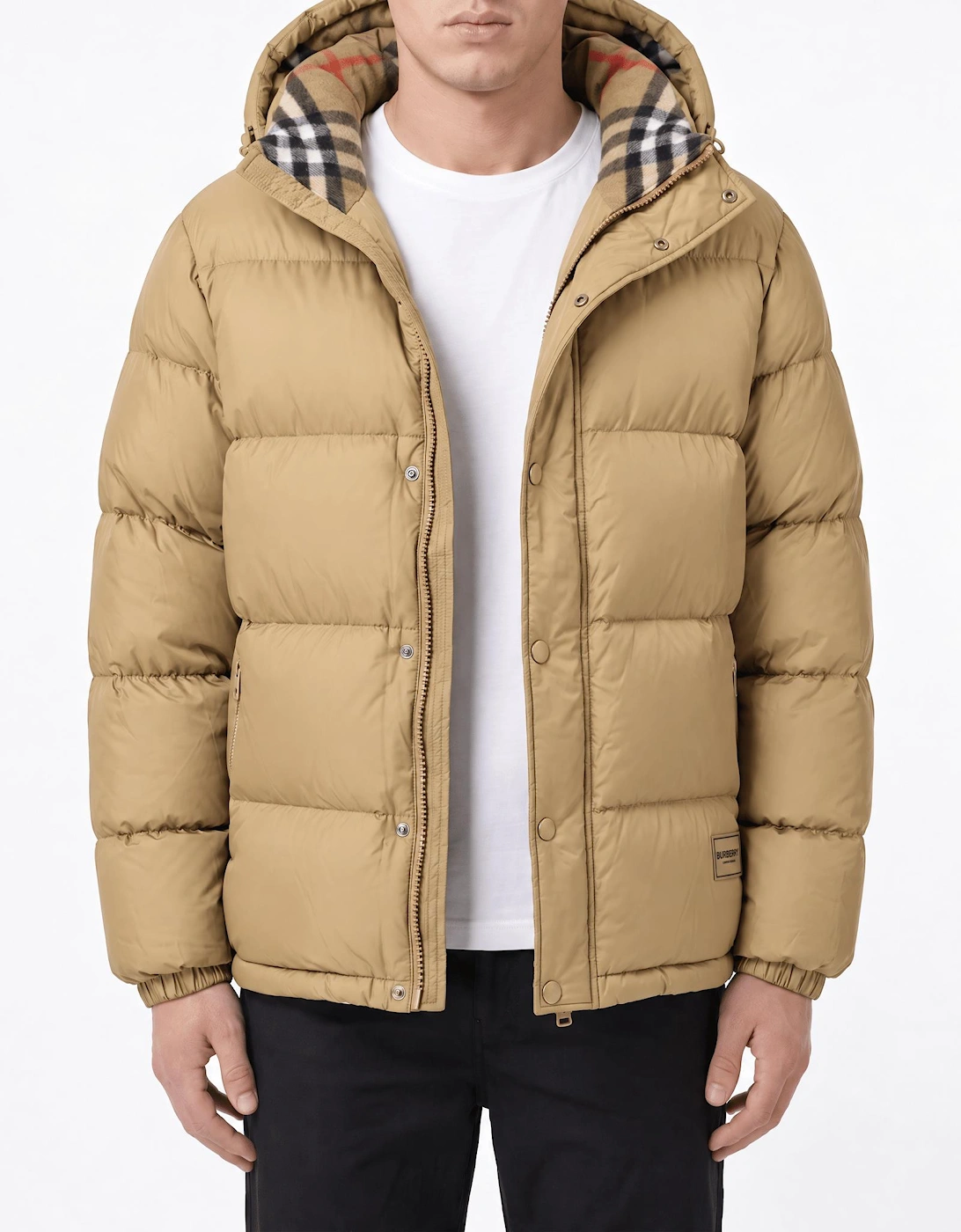 Burberry Halsby Down Puffer Jacket Beige