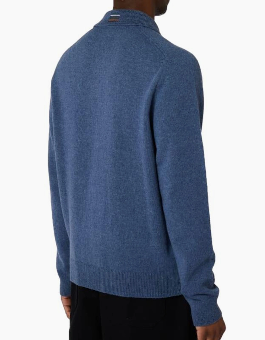 PS Paul Smith LS Kntted Polo 46 Indigo
