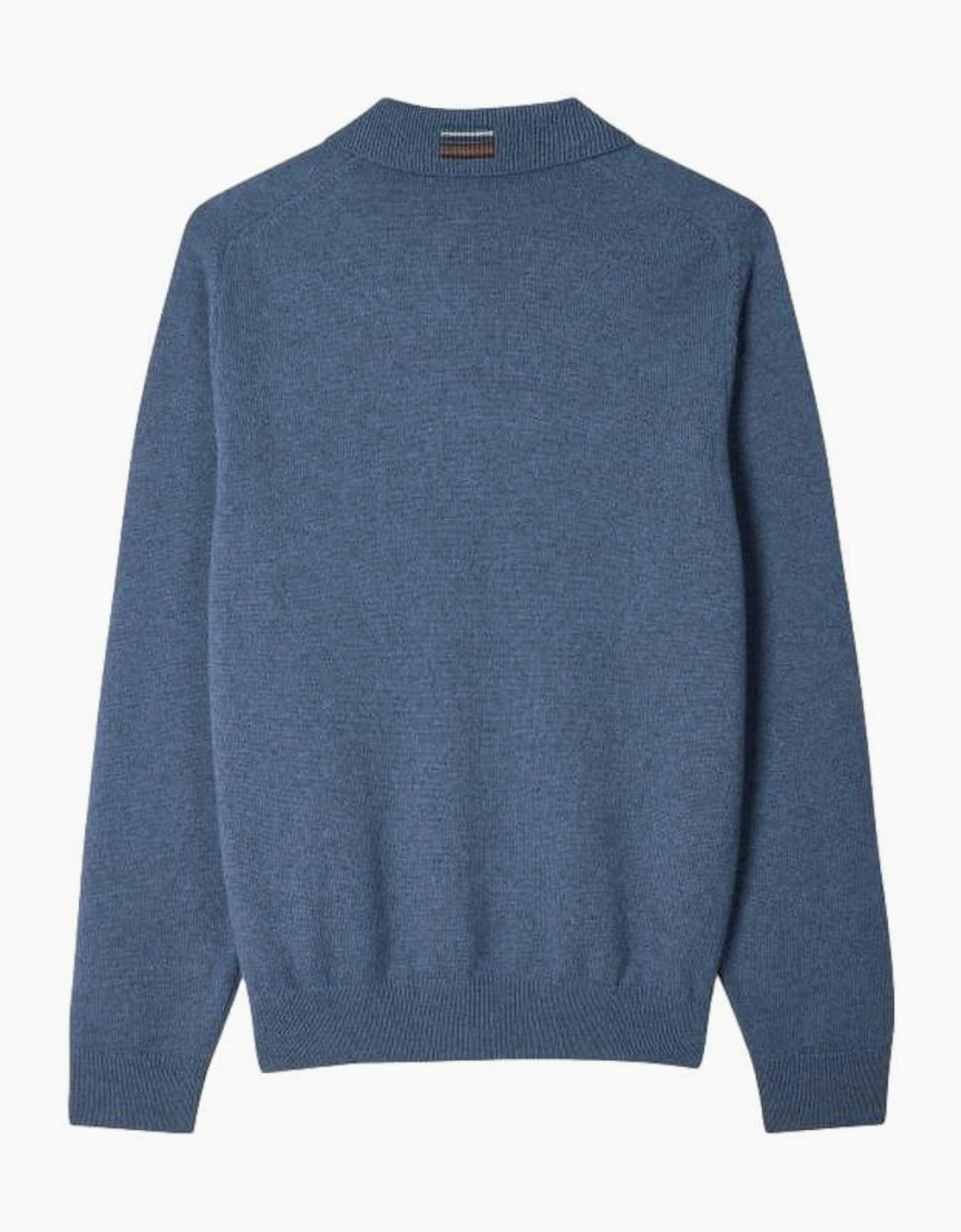 PS Paul Smith LS Kntted Polo 46 Indigo