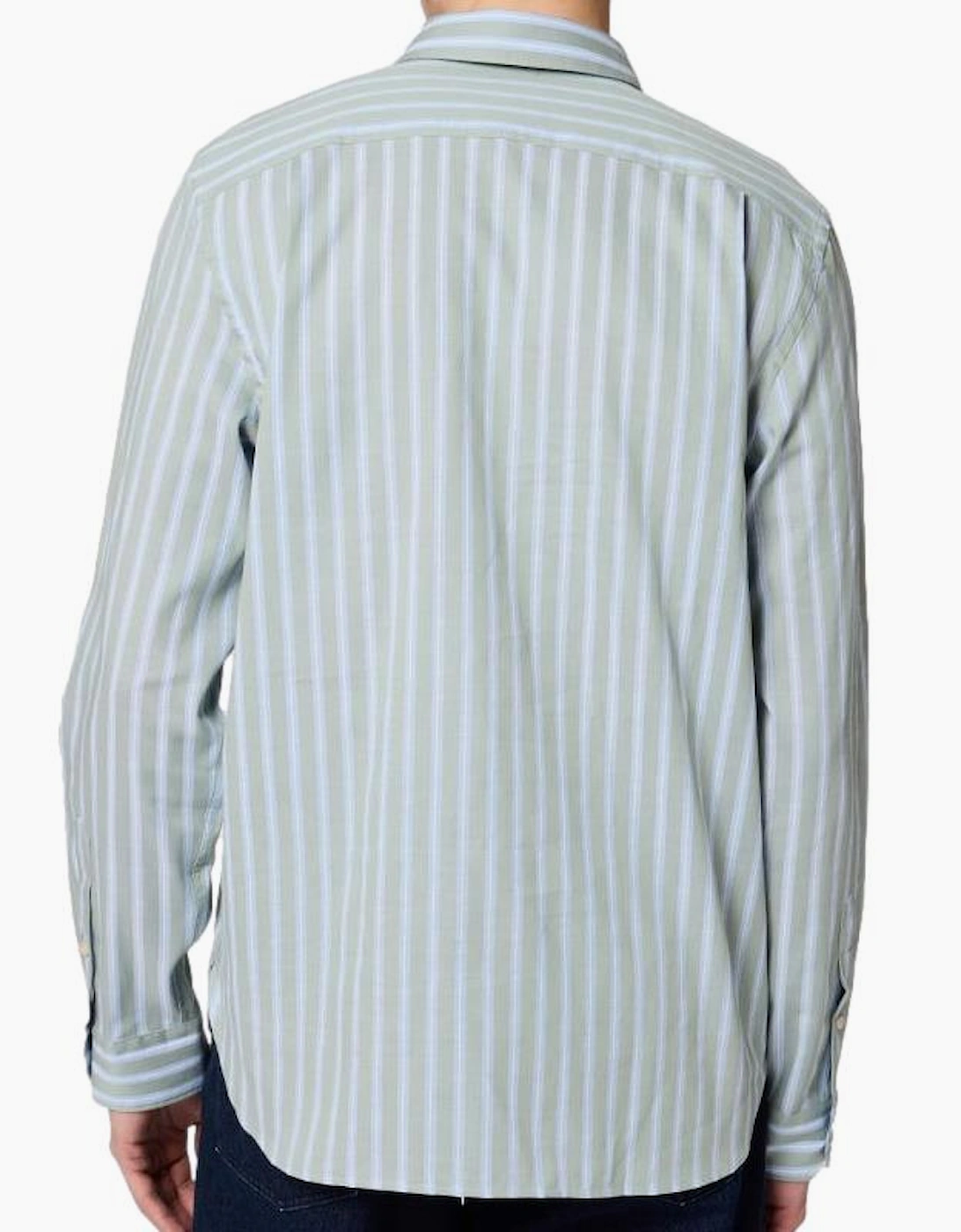 PS Paul Smith Reg Fit Stripe Shirt 34 Light Green