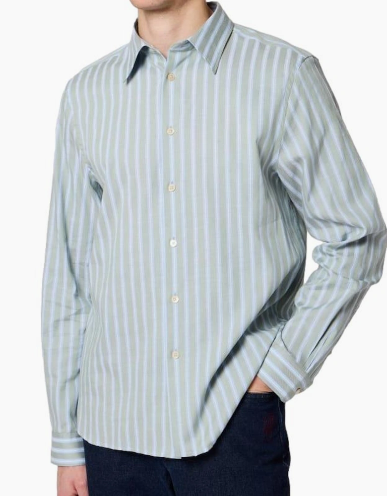 PS Paul Smith Reg Fit Stripe Shirt 34 Light Green