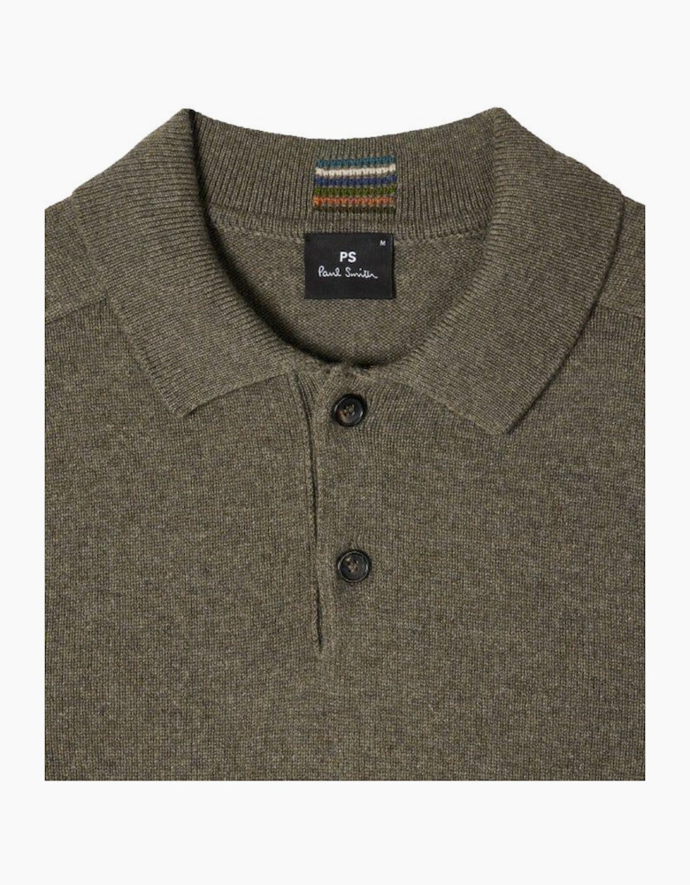 PS Paul Smith LS Kntted Polo 34 Light Green