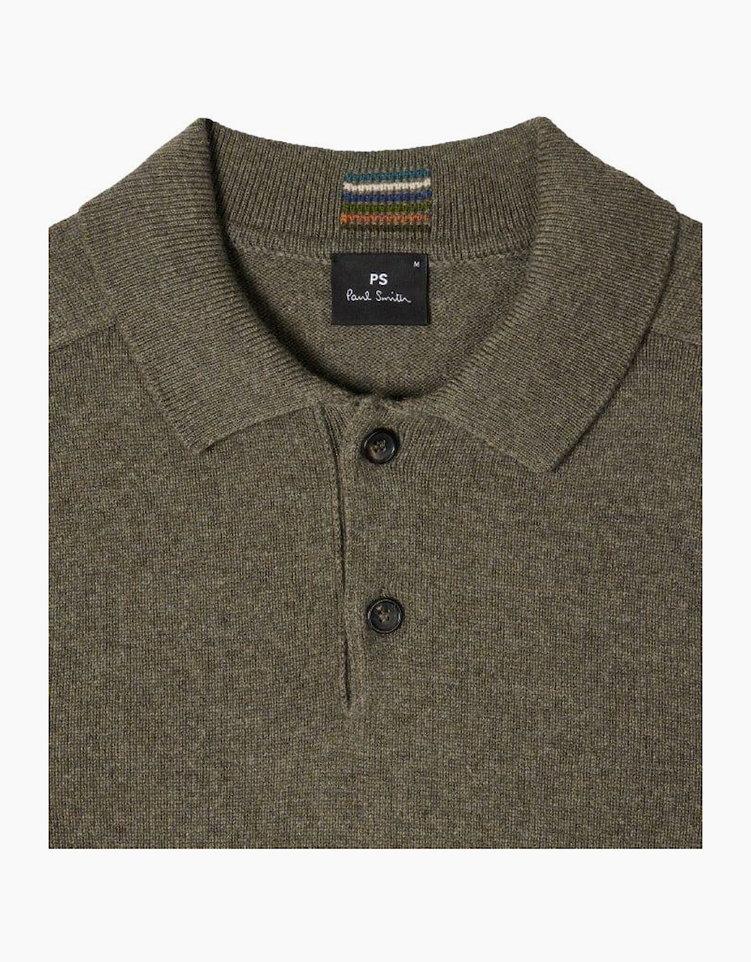 PS Paul Smith LS Kntted Polo 34 Light Green