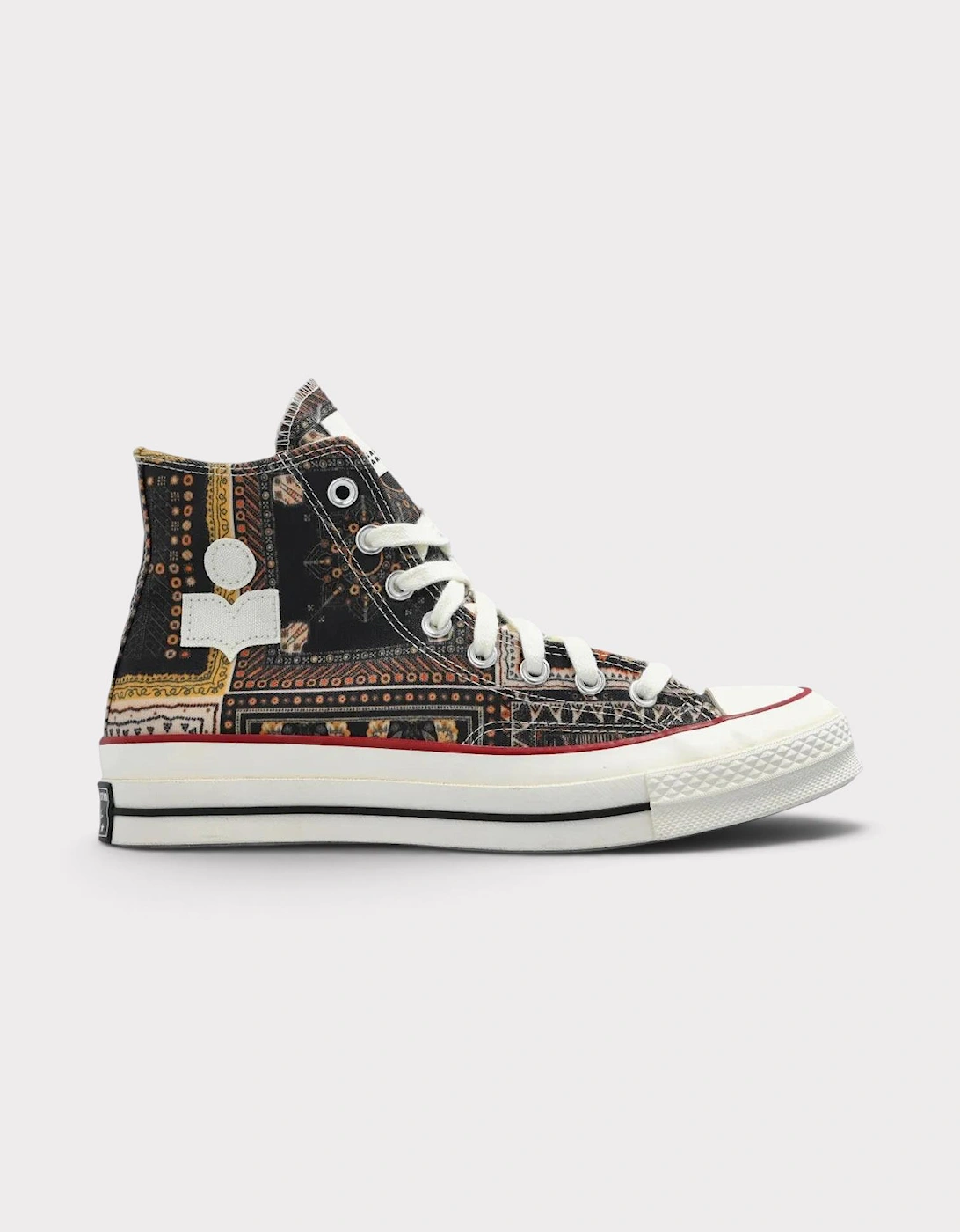 Isabel Marant Chuck 70 Hi Top Sneaker Black Vanilla Ice
