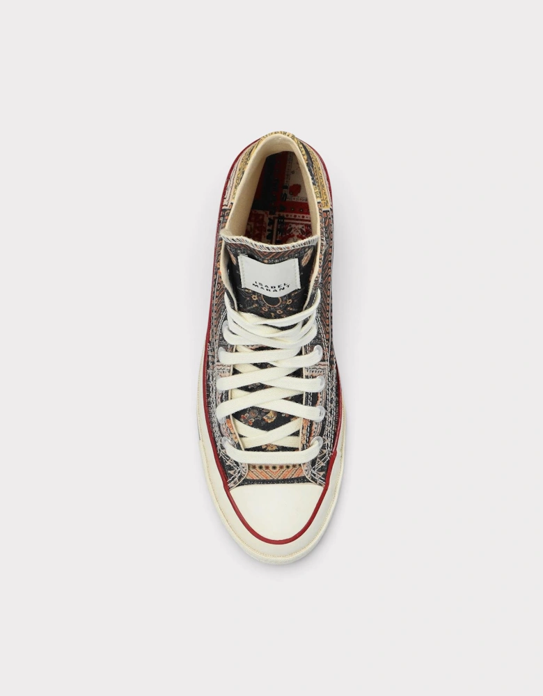 Isabel Marant Chuck 70 Hi Top Sneaker Black Vanilla Ice