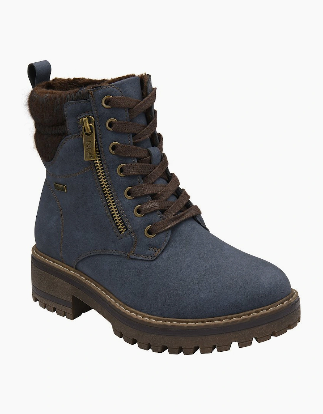 Lotus Women's Blue Waterproof Ankle Boots - Image 4