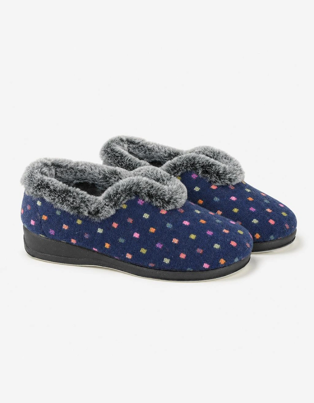 Sleepers NANCY Womens Full Slippers Navy