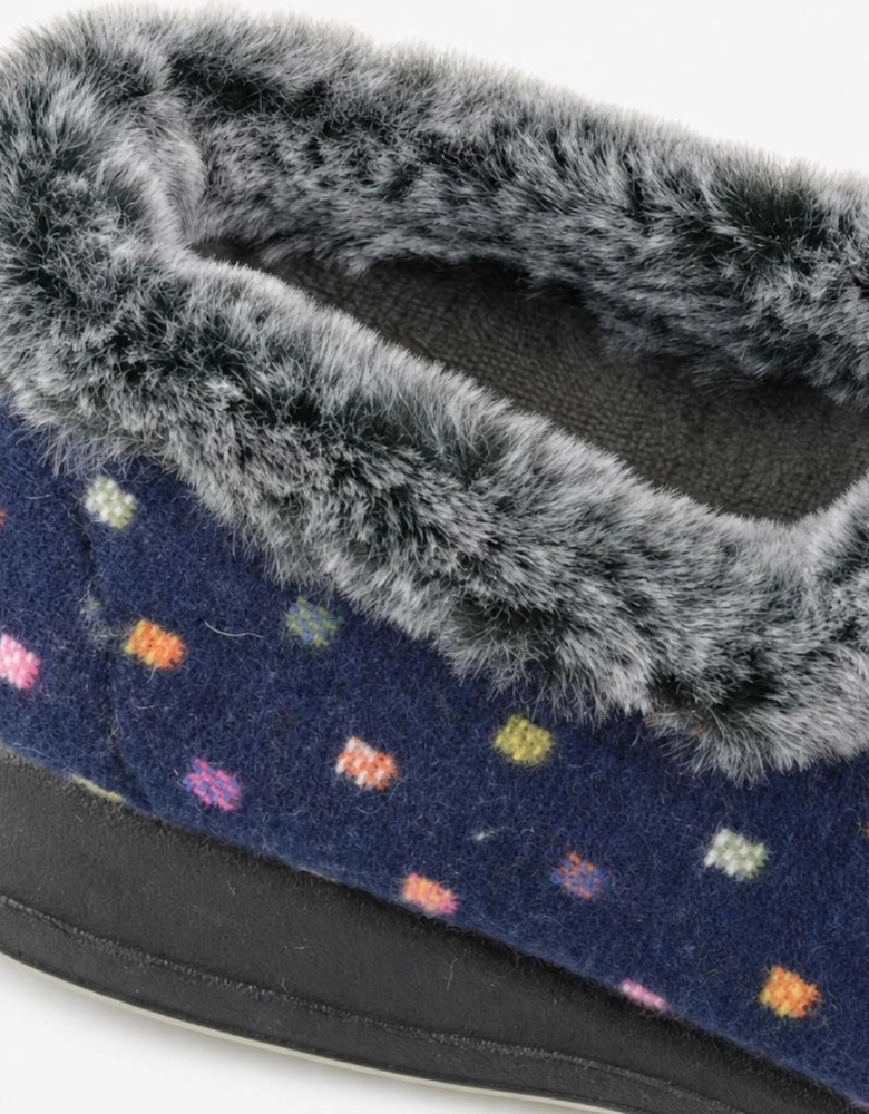 Sleepers NANCY Womens Full Slippers Navy