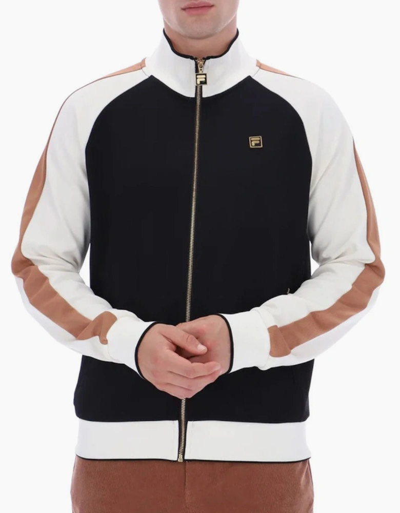 Fila Gold Cory Colour Block Track Top - Black