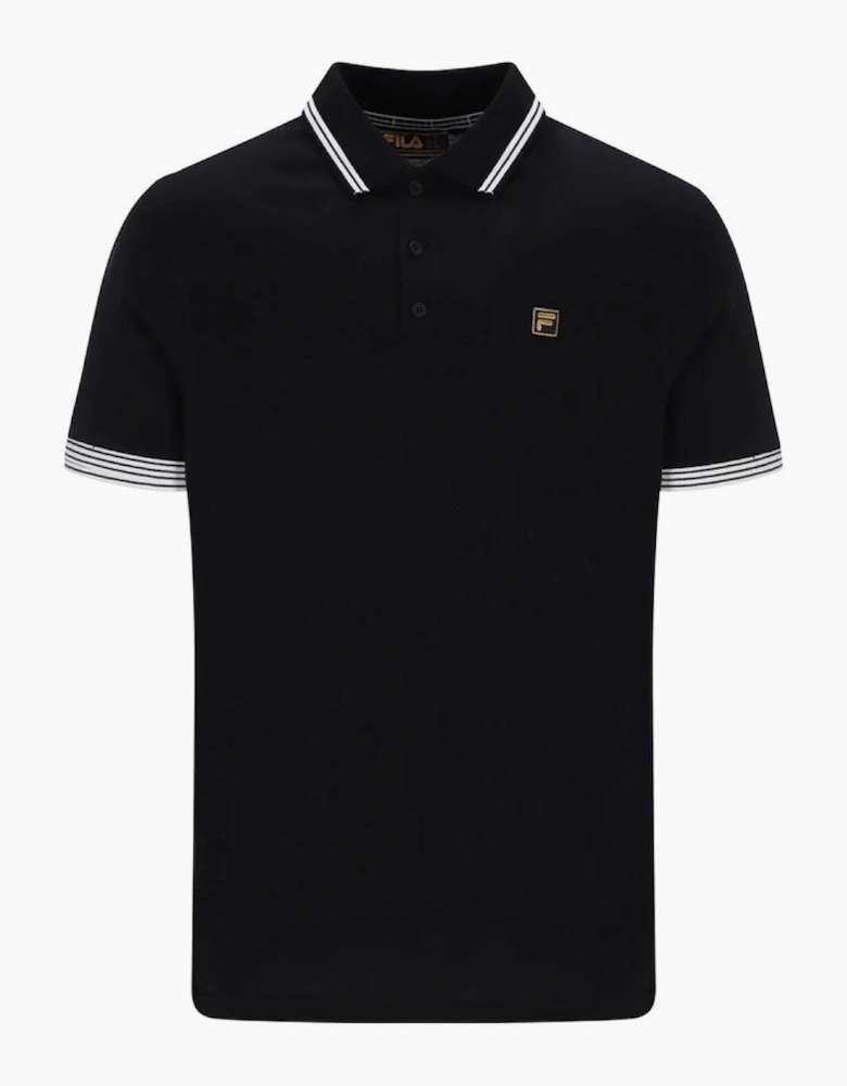 FIla Gold Soren 3 Premium Poloshirt - Black