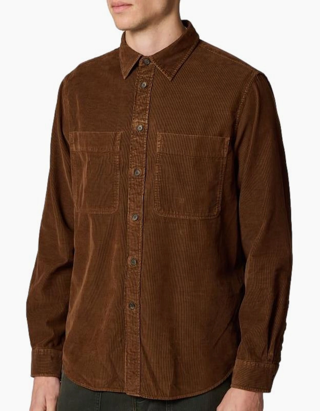 PS Paul Smith Casual Fit Cord Shirt 68 Brown