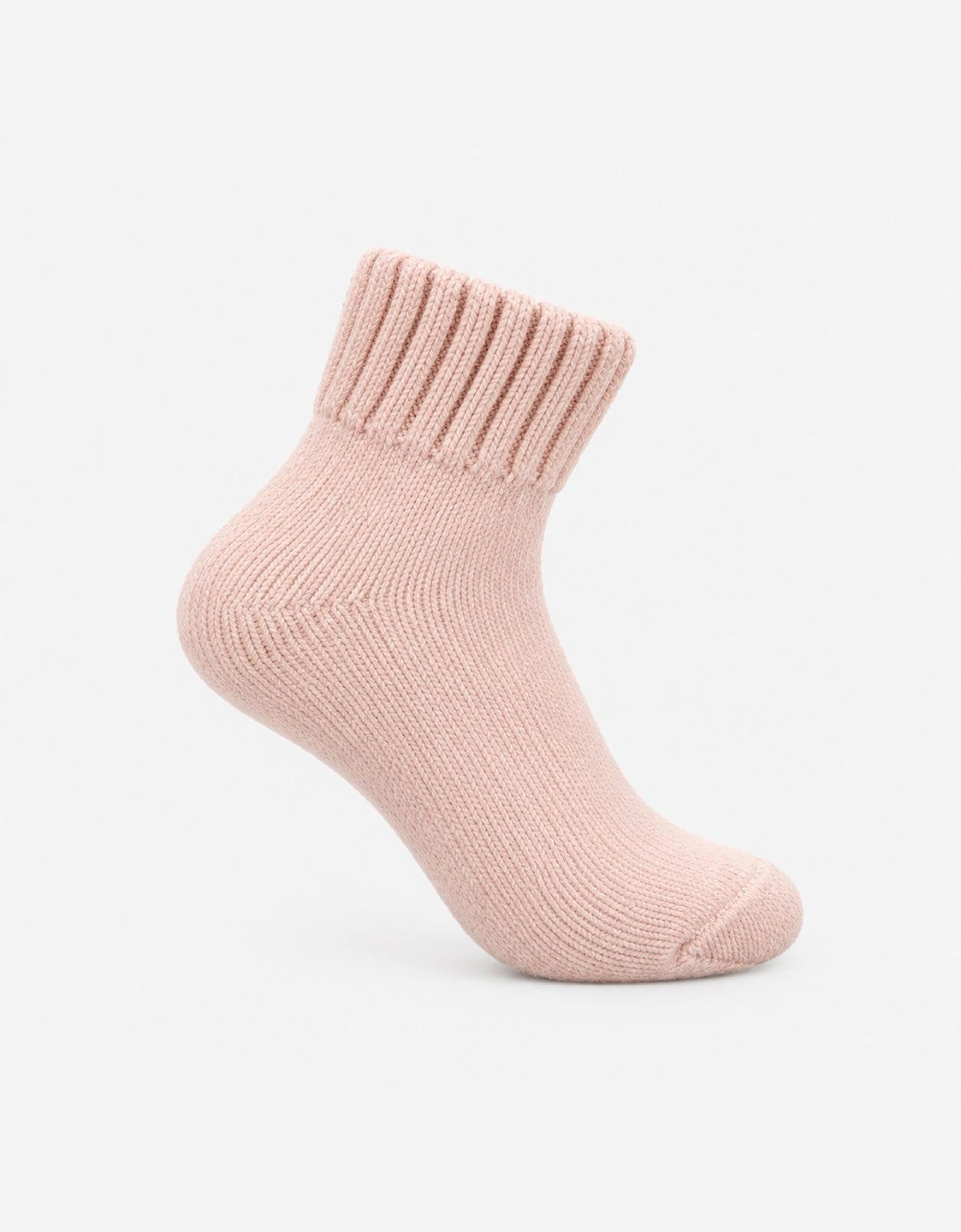 Totes Toasties THERMAL CROP LENGTH TERRY SOCKS (TWIN PACK) Womens Thermal Socks Oat/Pink