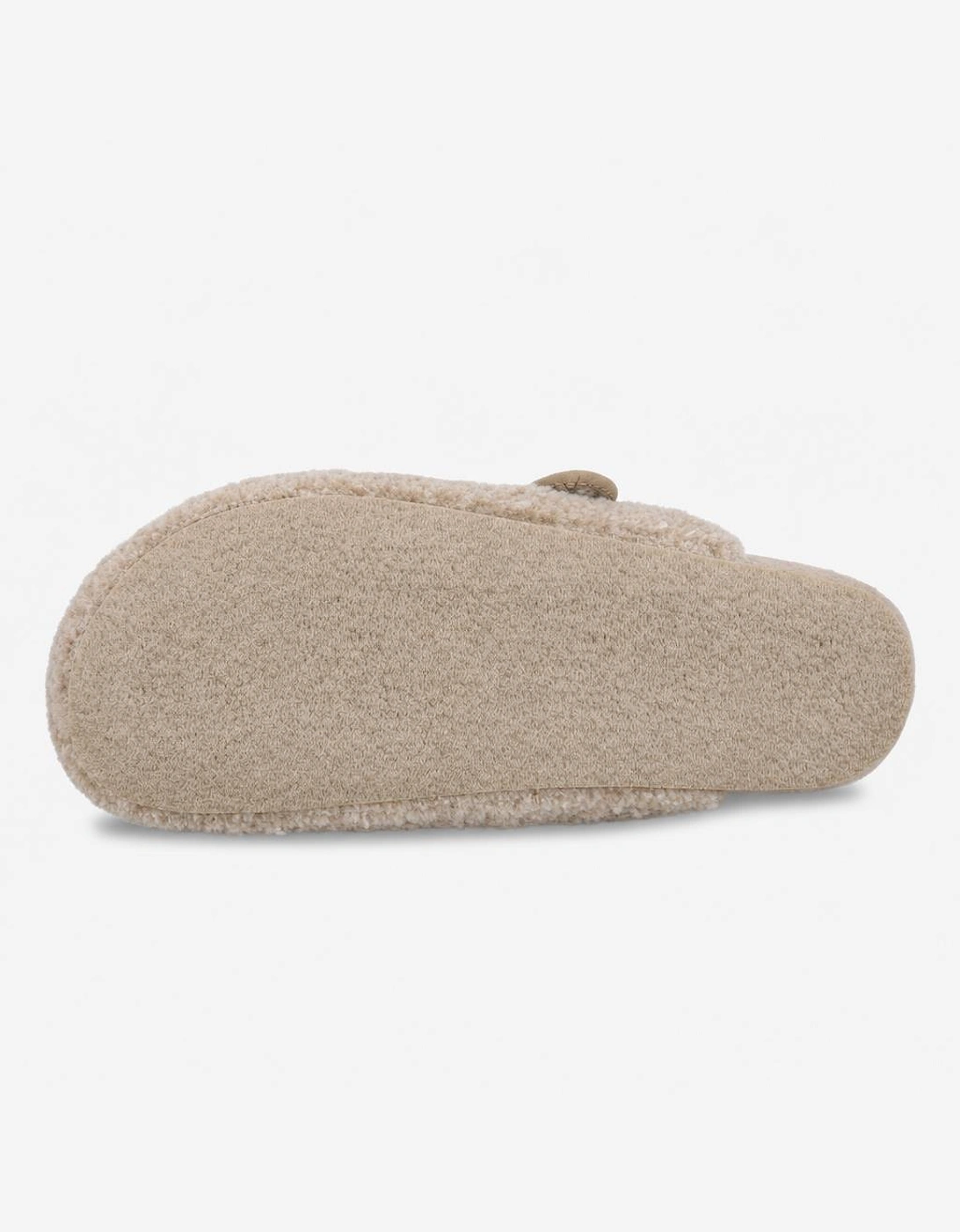 Totes Isotoner BORG CLOG SLIPPER Womens Mules Oat