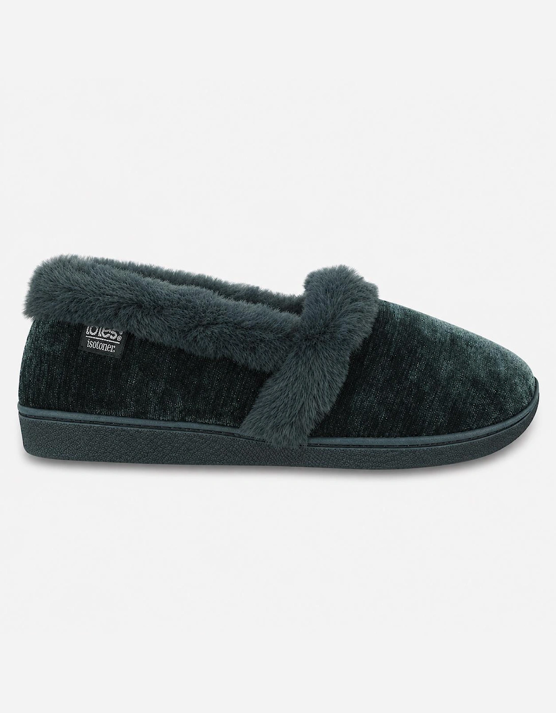Totes Isotoner SPARKLE FULL BACK SLIPPER Womens Full Slippers Green