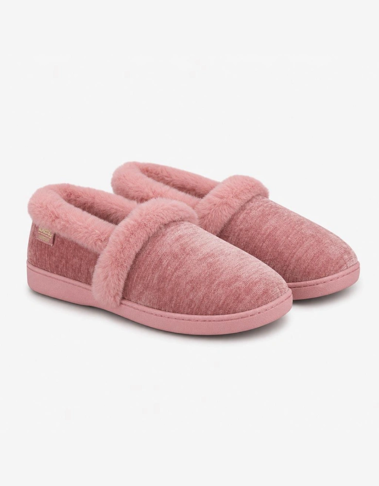 Totes Isotoner SPARKLE FULL BACK SLIPPER Womens Full Slippers Pink