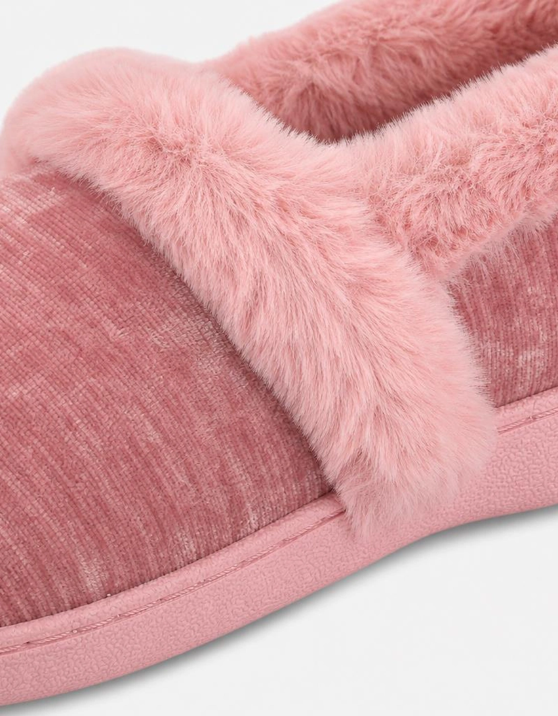 Totes Isotoner SPARKLE FULL BACK SLIPPER Womens Full Slippers Pink
