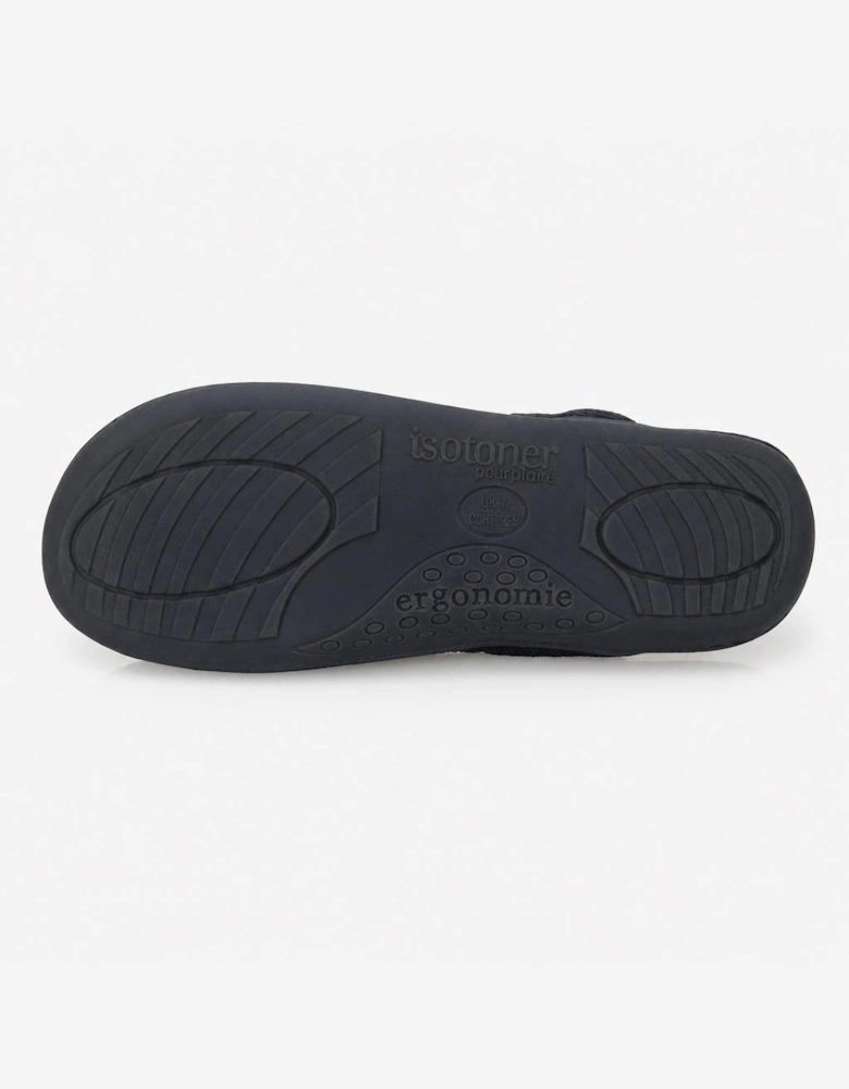 Totes Isotoner SOFT CORD MULE SLIPPER Mens Mules Navy