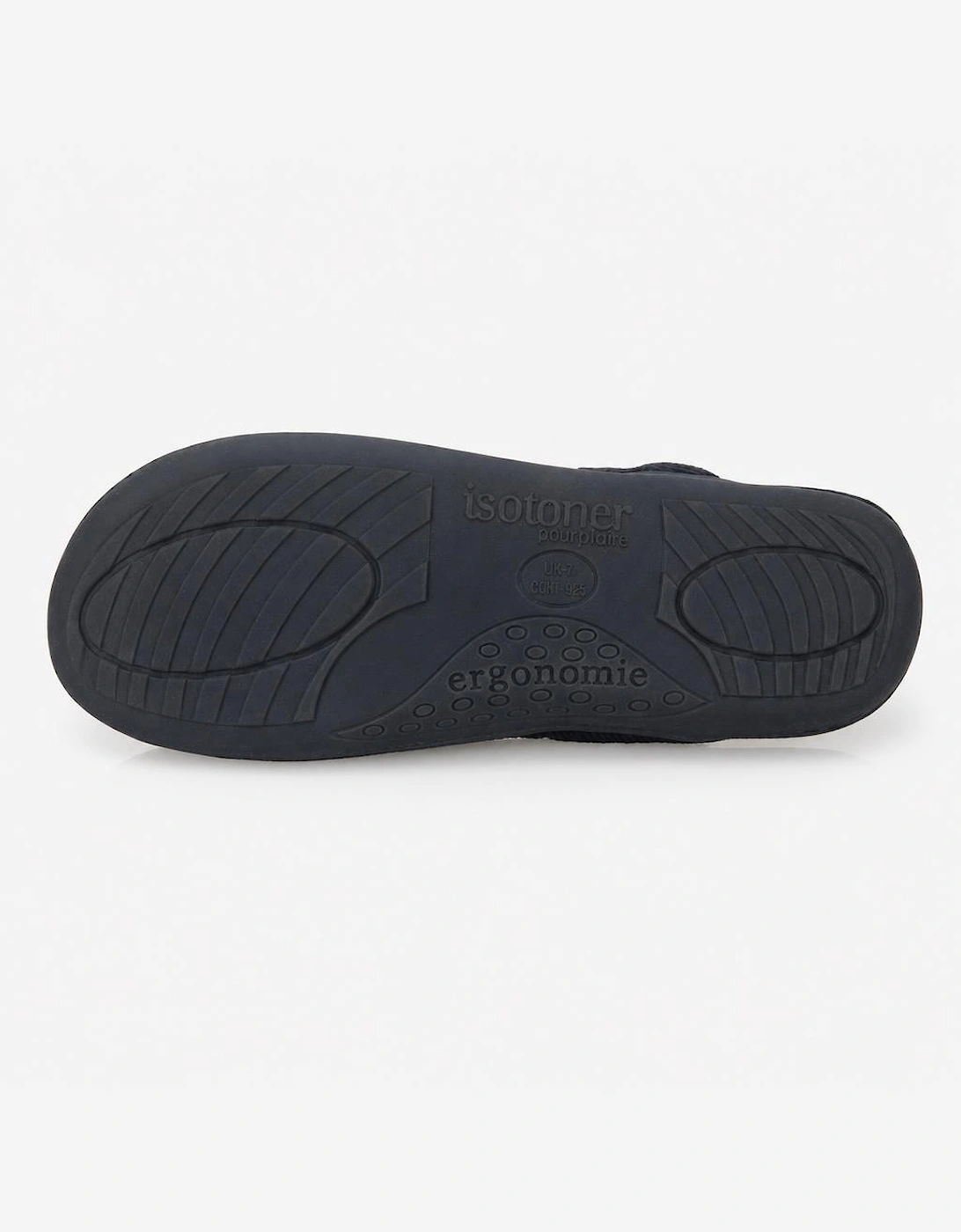 Totes Isotoner SOFT CORD MULE SLIPPER Mens Mules Navy
