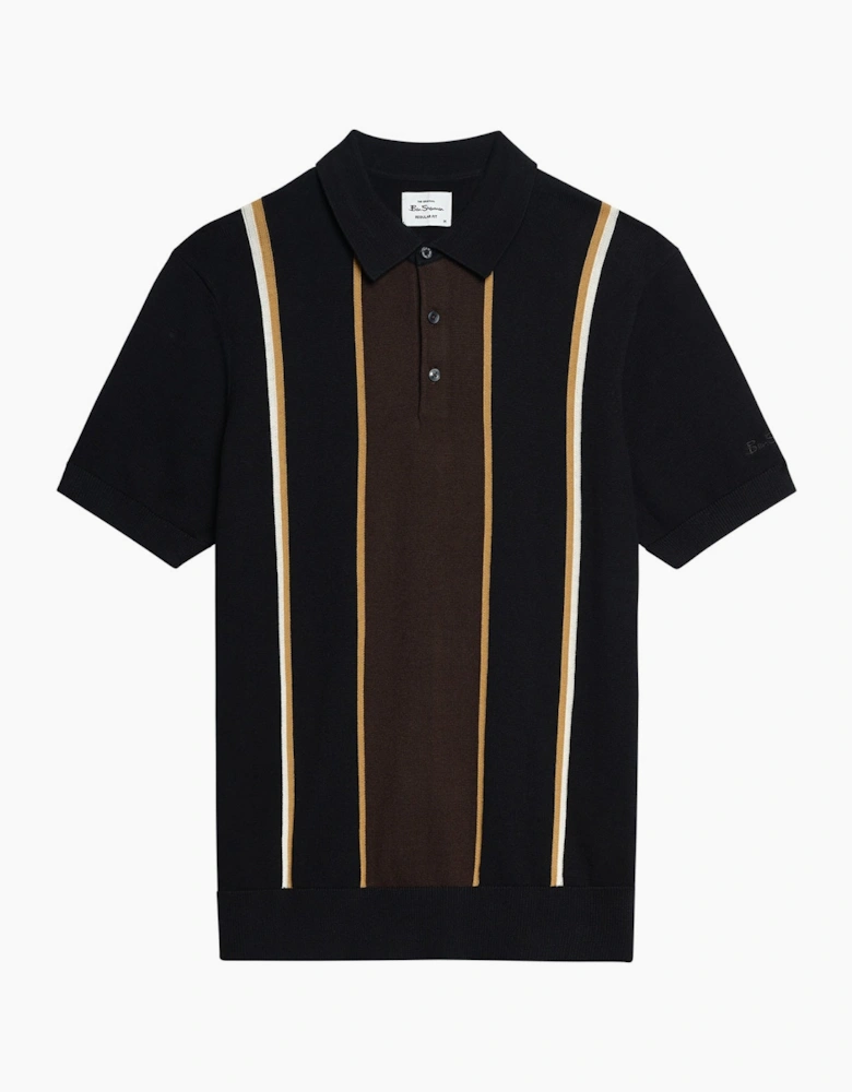 Ben Sherman Mens Mod Stripe Short Sleeve Polo Shirt
